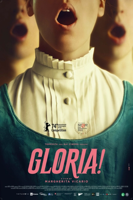 Pôster oficial de Gloria! Acordes para a Liberdade