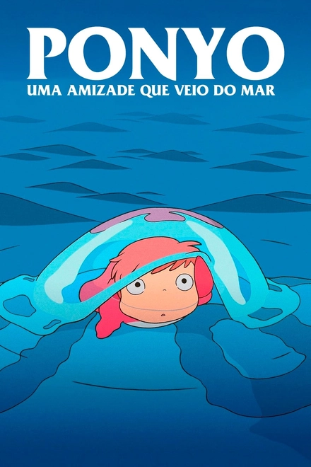 Pôster oficial de Ponyo - Uma Amizade que Veio do Mar