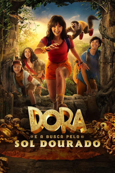 Pôster oficial de Dora e a Busca pelo Sol Dourado