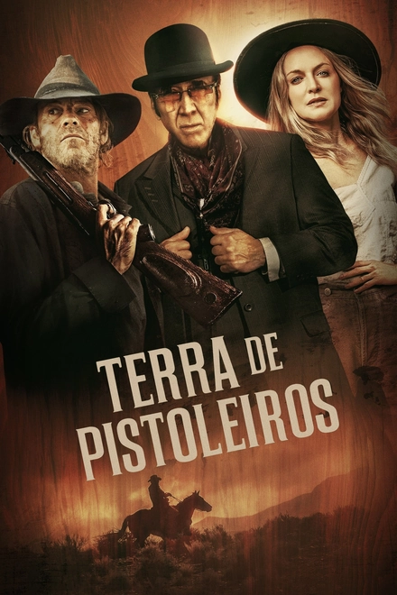 Pôster oficial de Terra de Pistoleiros
