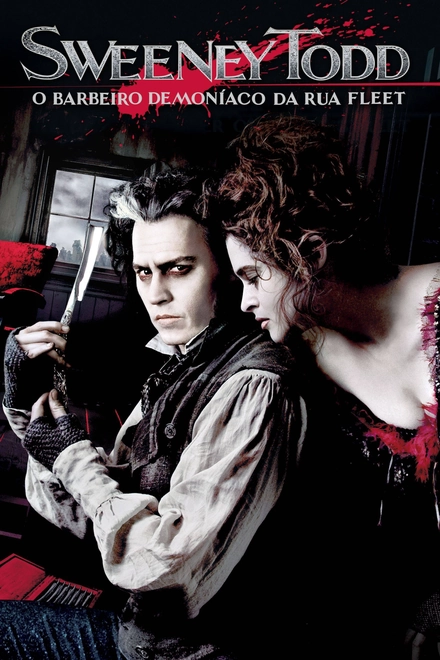 Pôster oficial de Sweeney Todd: O Barbeiro Demoníaco da Rua Fleet