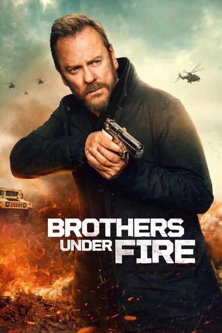 Pôster oficial de Brothers Under Fire