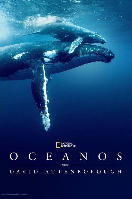 Pôster oficial de Oceanos com David Attenborough