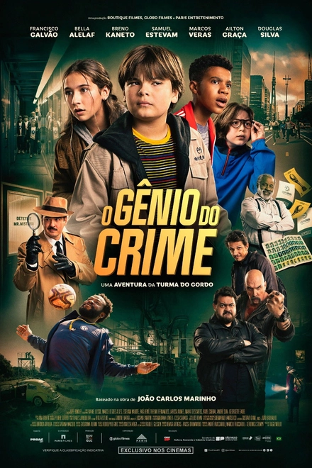 Pôster oficial de O Gênio do Crime