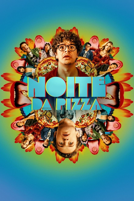 Pôster oficial de Noite da Pizza