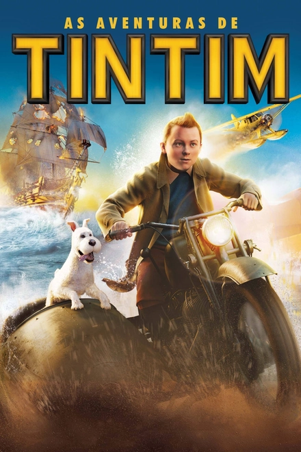 Pôster oficial de As Aventuras de Tintim