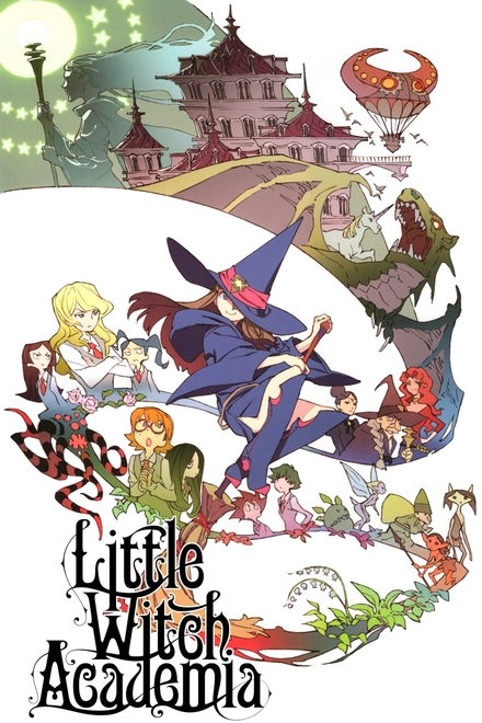Pôster oficial de Little Witch Academia