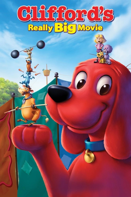 Pôster oficial de Clifford, o Gigante Cão Vermelho: O Filme