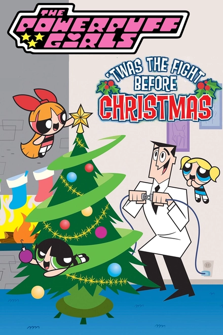 Pôster oficial de As Meninas Superpoderosas: Véspera de Natal