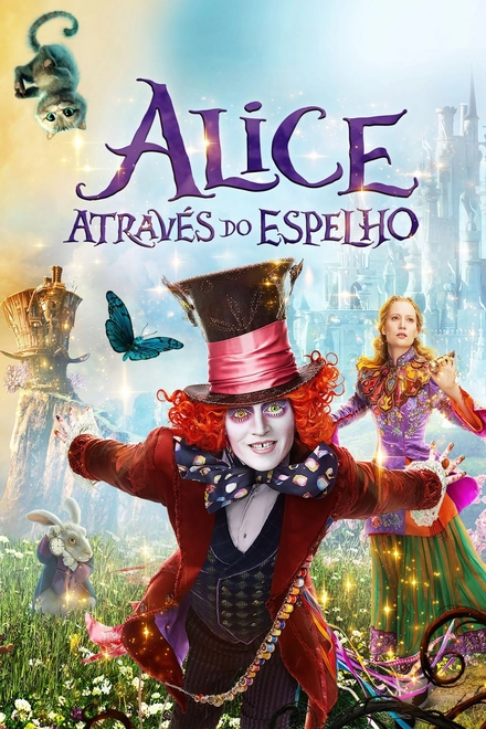 Pôster oficial de Alice Através do Espelho
