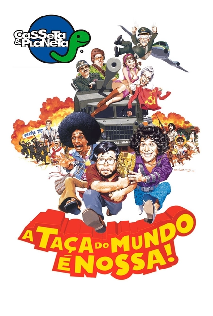 Pôster oficial de Casseta & Planeta: A Taça do Mundo é Nossa!