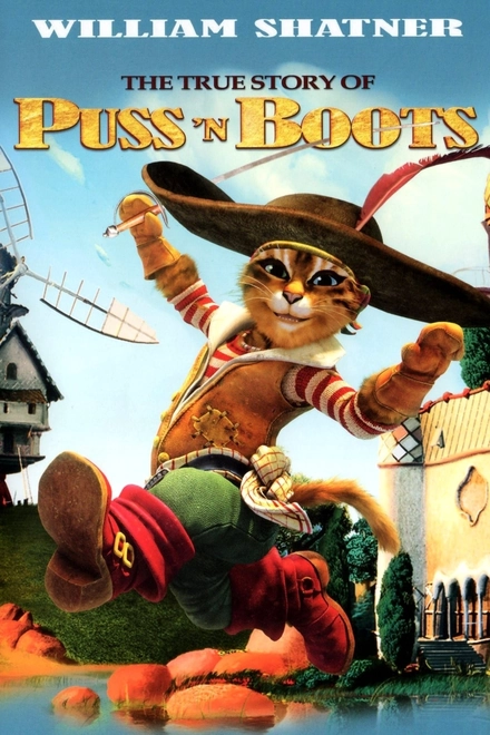Pôster oficial de A Verdadeira História do Gato de Botas