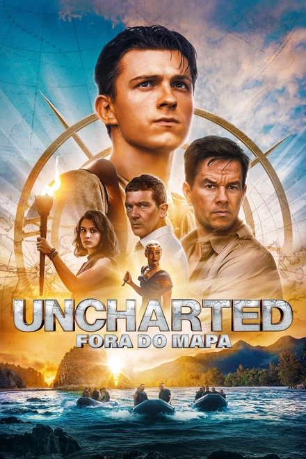 Pôster oficial de Uncharted: Fora do Mapa