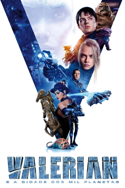 Pôster oficial de Valerian e a Cidade dos Mil Planetas