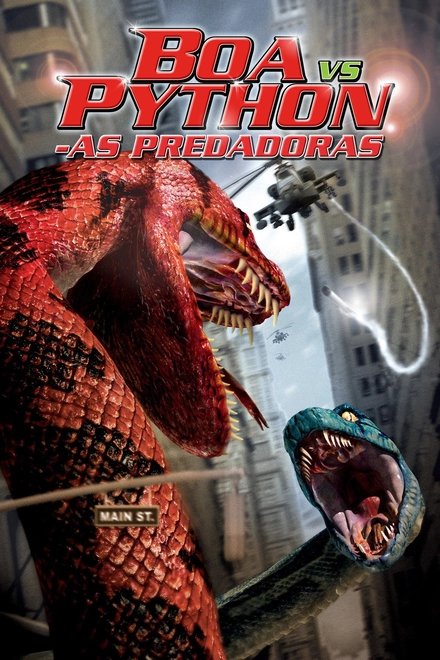 Pôster oficial de Boa vs. Python: As Predadoras