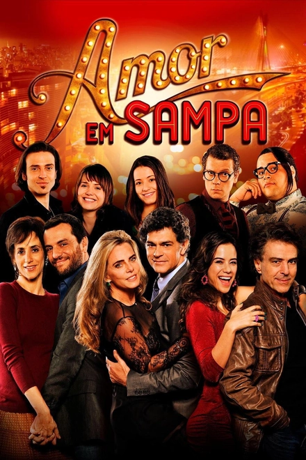 Pôster oficial de Amor em Sampa