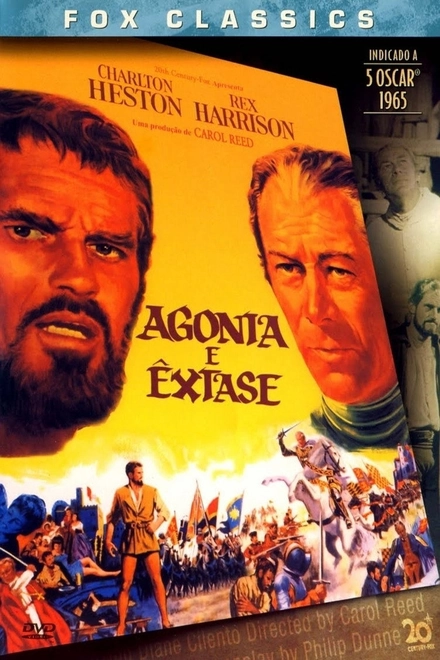 Pôster oficial de Agonia e Êxtase