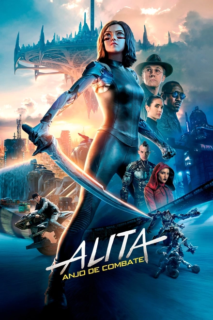 Pôster oficial de Alita: Anjo de Combate