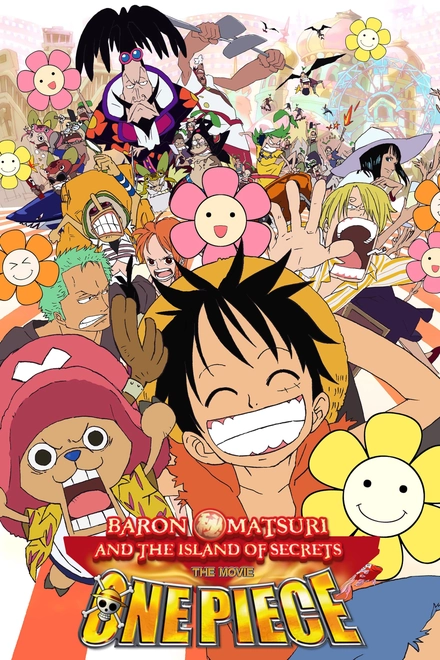 Pôster oficial de One Piece: Baron Omatsuri and the Secret Island
