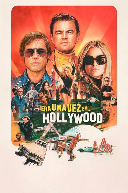 Pôster oficial de Era Uma Vez em… Hollywood