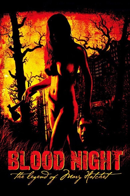 Pôster oficial de Noite Sangrenta: A Lenda de Mary Hatchet