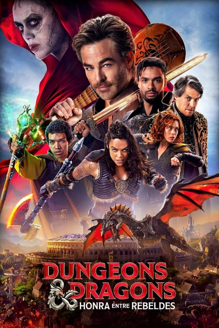 Pôster oficial de Dungeons & Dragons: Honra Entre Rebeldes