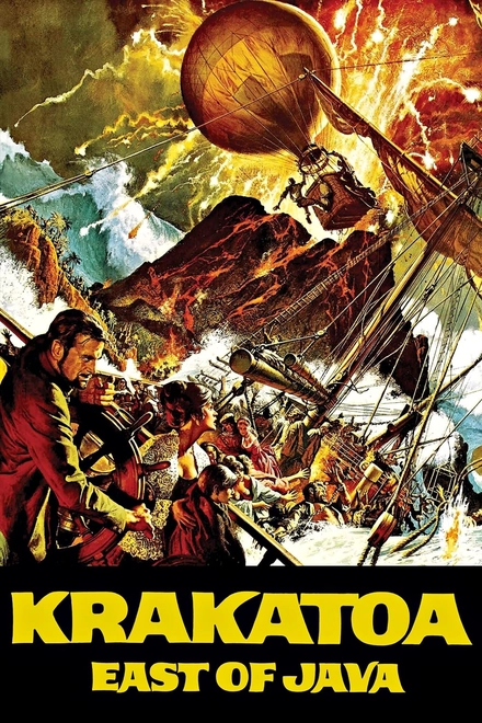 Pôster oficial de Krakatoa, O Inferno de Java