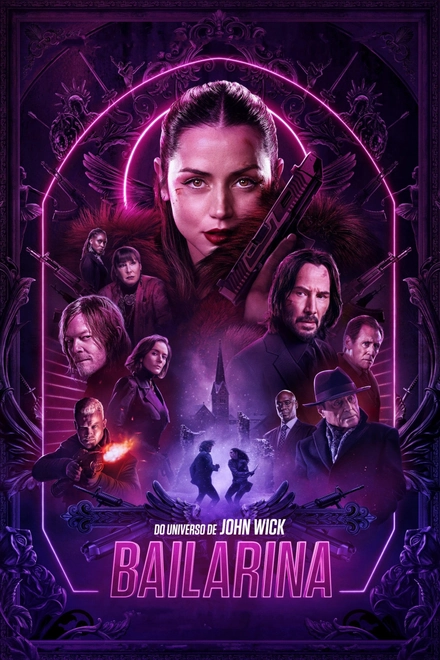 Pôster oficial de Bailarina: Do Universo de John Wick