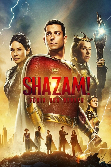 Pôster oficial de Shazam! Fúria dos Deuses
