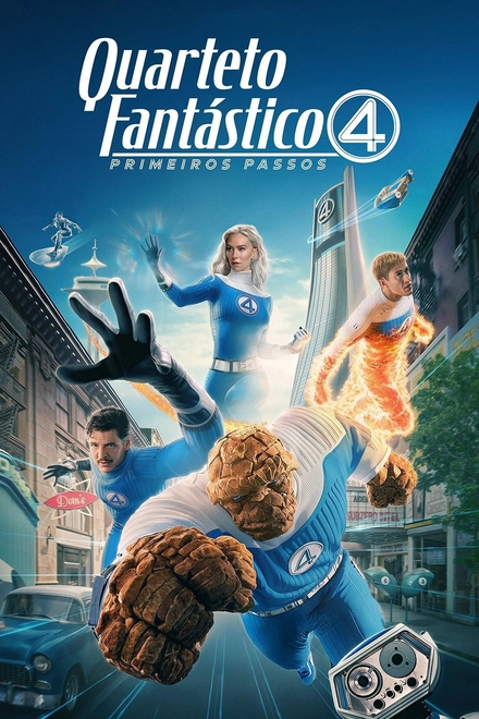 Pôster oficial de Quarteto Fantástico: Primeiros Passos