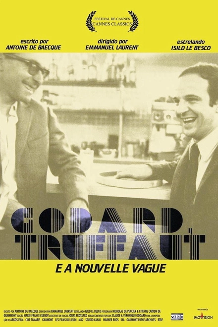 Pôster oficial de Godard, Truffaut e a Nouvelle Vague