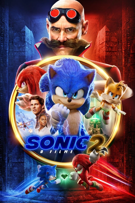 Pôster oficial de Sonic 2: O Filme