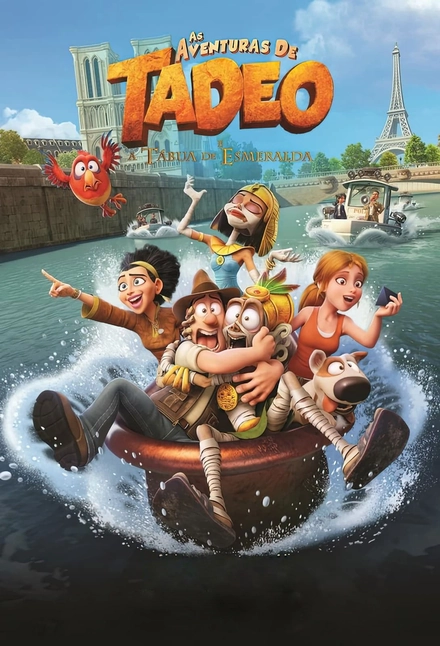 Pôster oficial de As Aventuras de Tadeo e a Tábua de Esmeralda