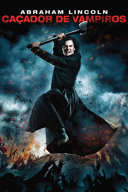 Pôster oficial de Abraham Lincoln: Caçador de Vampiros