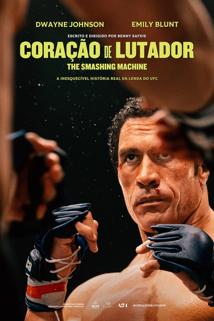 Pôster oficial de Coração de Lutador: The Smashing Machine