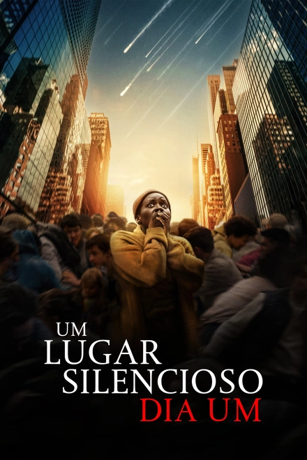 Pôster oficial de Um Lugar Silencioso: Dia Um
