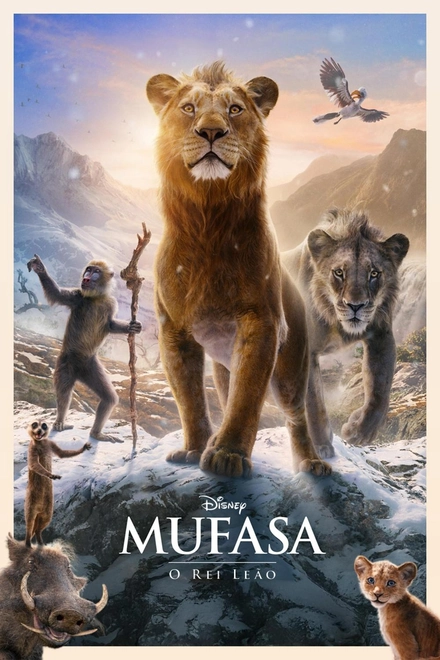 Pôster oficial de Mufasa: O Rei Leão