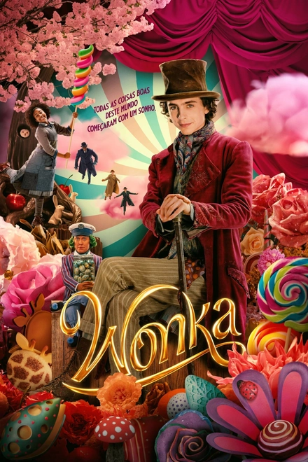 Pôster oficial de Wonka