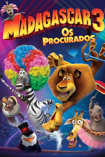 Pôster oficial de Madagascar 3: Os Procurados