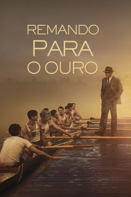 Pôster oficial de Remando para o Ouro