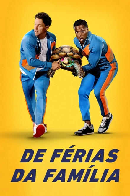 Pôster oficial de De Férias da Família