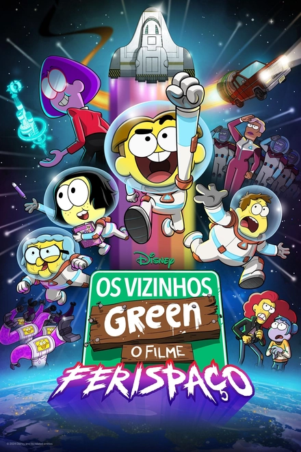 Pôster oficial de Os Vizinhos Green: O Filme – Ferispaço