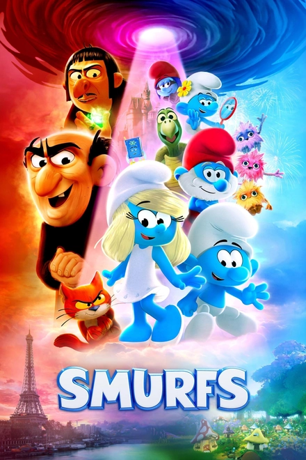 Pôster oficial de Smurfs