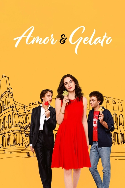 Pôster oficial de Amor & Gelato