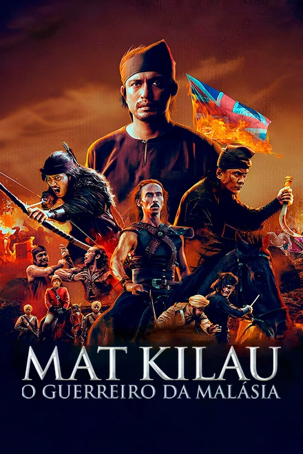 Pôster oficial de Mat Kilau: O Guerreiro da Malásia
