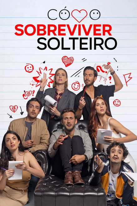 Pôster oficial de Como Sobreviver Solteiro