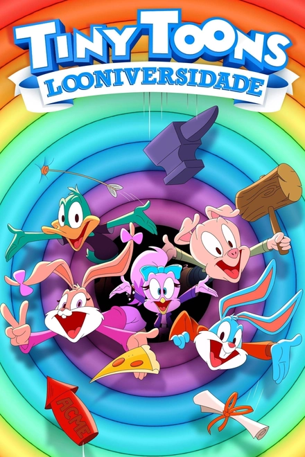 Pôster oficial de Tiny Toons Looniversidade