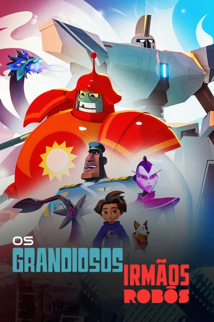 Pôster oficial de Os Grandiosos Irmãos Robôs