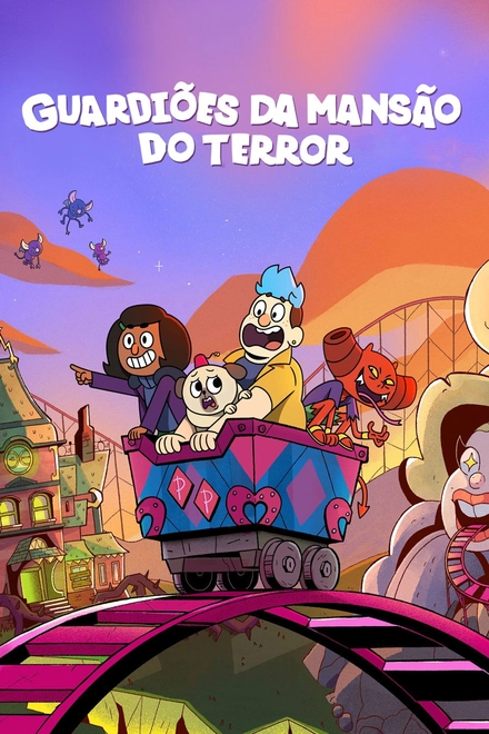 Pôster oficial de Guardiões da Mansão do Terror