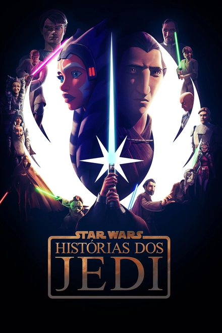Pôster oficial de Star Wars: Histórias dos Jedi